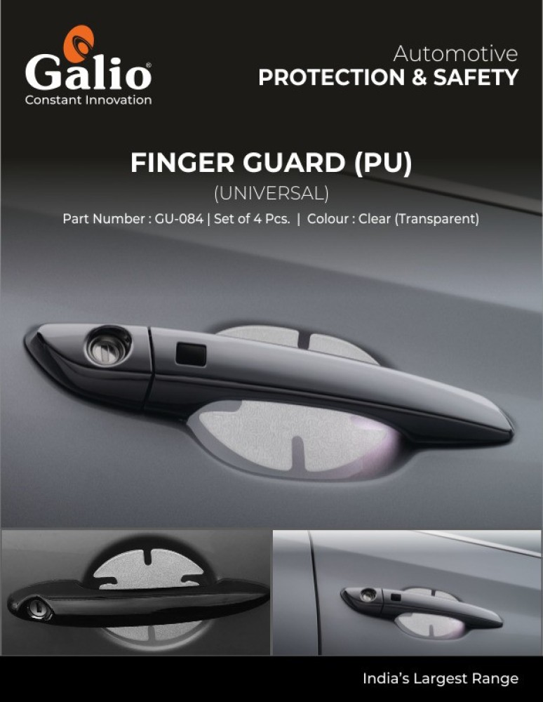 Door Finger Guard - Pull-Side - Fingershield - White - 79