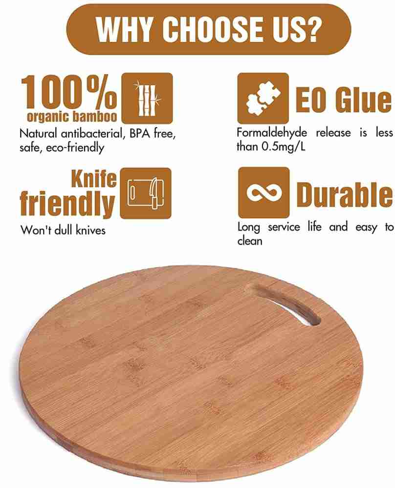 Artisan Organic Anti Bacterial Natural Wood Cutting Board