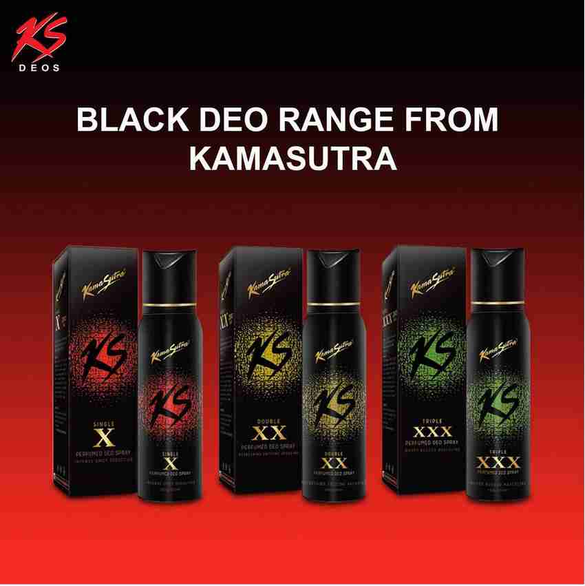 Kamasutra KS BLACK DEO Perfume Body Spray For Men Women