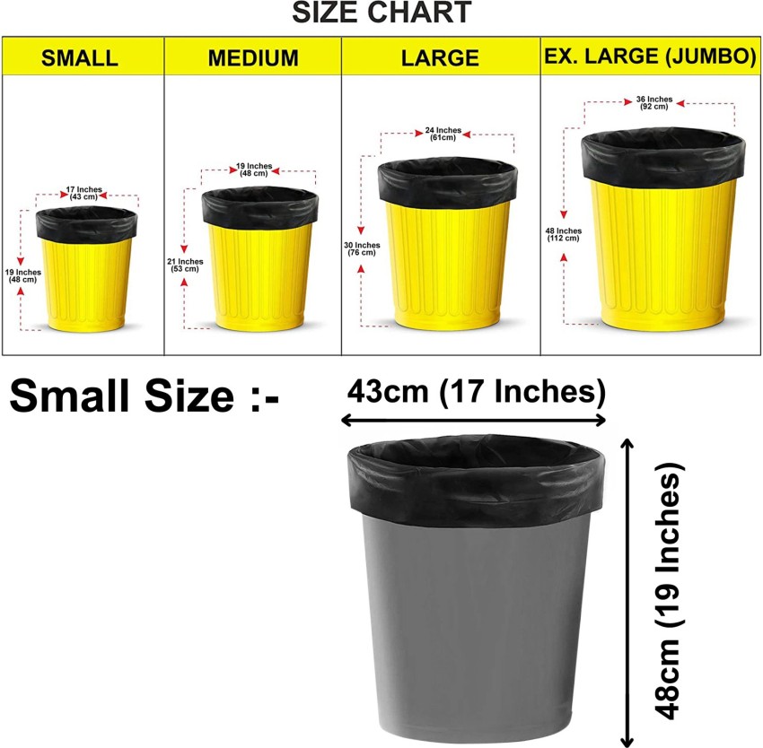 Garbage Bag Size Calculator