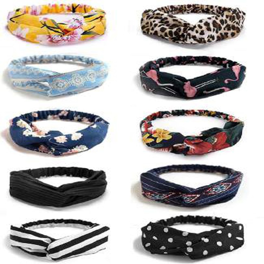 Women Fashion Wide Headband Twist Knotted Hair Band Ladies Retro Bow  Hairband Velvet Big Bow Headwrap