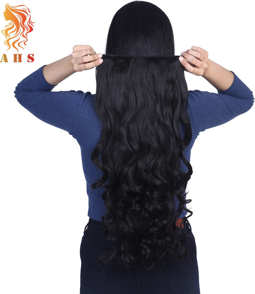 A H S Carly Style Extension Long Black 24 26 Inch For Woman And