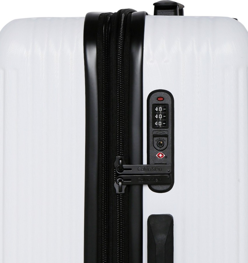 Calvin klein suitcase white online