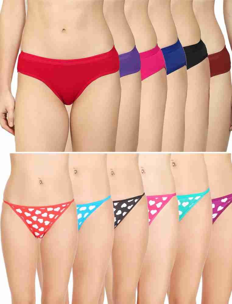 PIBU Women Hipster Blue, White Panty - Buy PIBU Women Hipster Blue, White  Panty Online at Best Prices in India