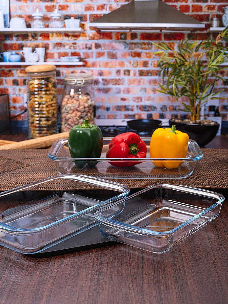 Glass top cooking tray
