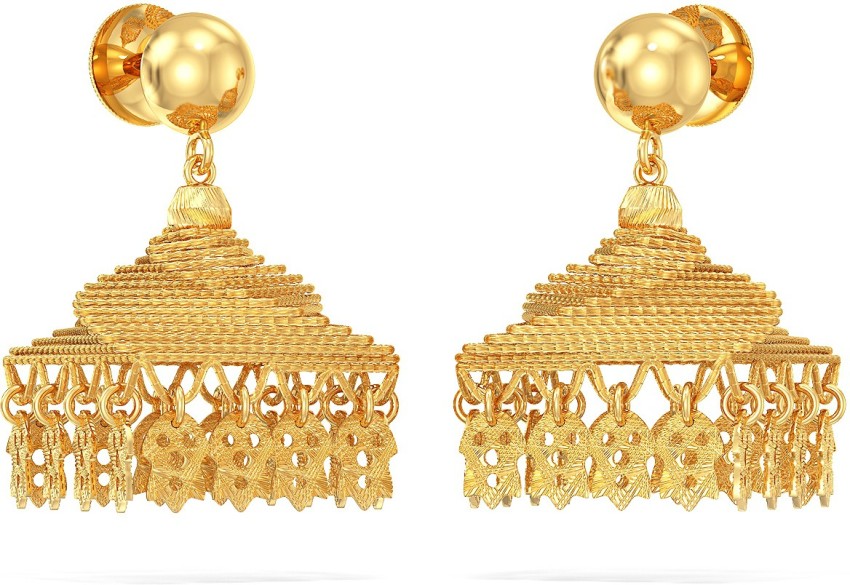 Gold hot sale jhumka joyalukkas