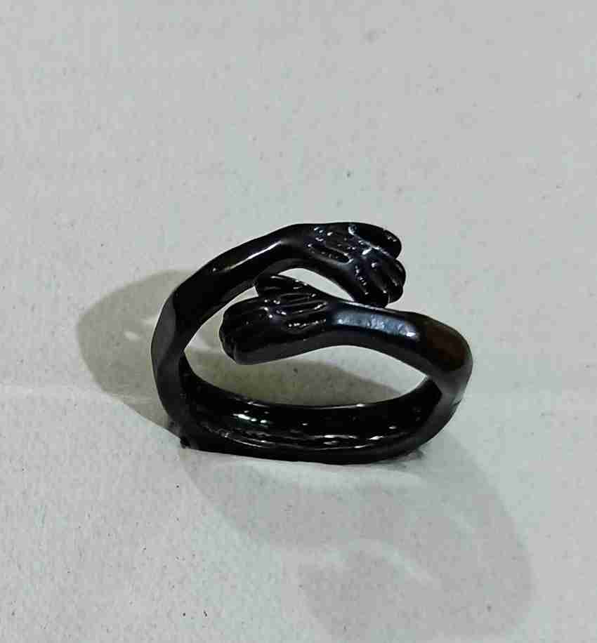 Sorellaz Womens Metal Black Adjustable Hug Ring Alloy Ring Price in India Buy Sorellaz Womens Metal Black Adjustable Hug Ring Alloy Ring Online at Best Prices in India Flipkart