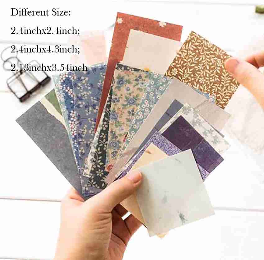 HASTHIP 360 Sheets Vintage Scrapbook Paper Supplies DIY Journaling