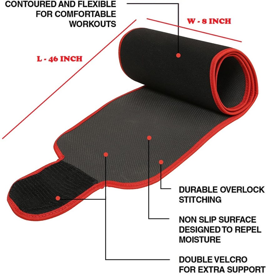 RBS Sweat Belt Pocket - Sweat Belt for Men and Women,Made of Premium  Neoprene,Back Support RED Color - Free Size Slimming Belt Price in India -  Buy RBS Sweat Belt Pocket 