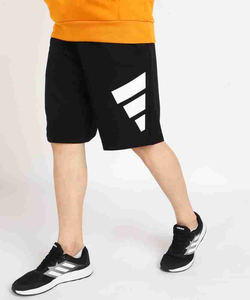 ADIDAS Printed Men Black Basic Shorts Buy ADIDAS Printed Men