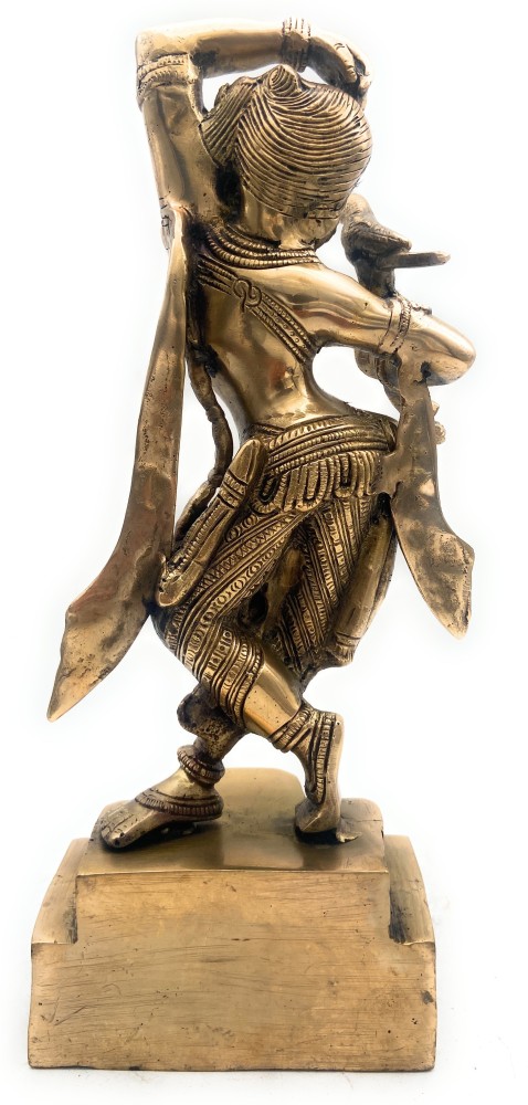 Bhunes Brass Girl Idol, Dancing Lady Statues