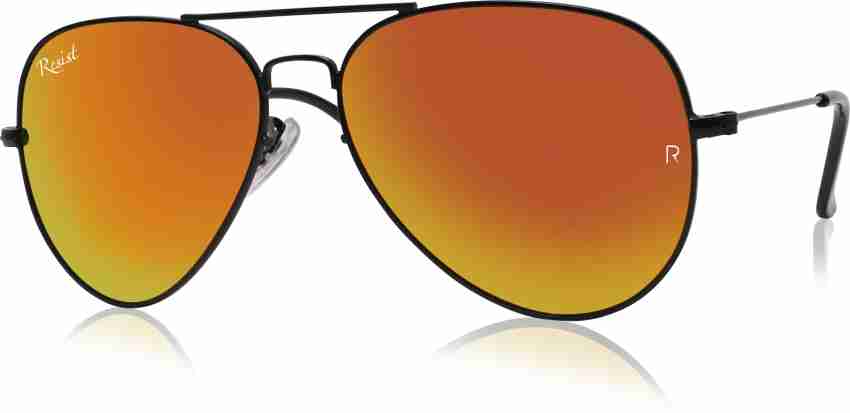 Outdoor Sunglasses Anti Glare Polarized Glasses - Orange - CG18TI5QHY8