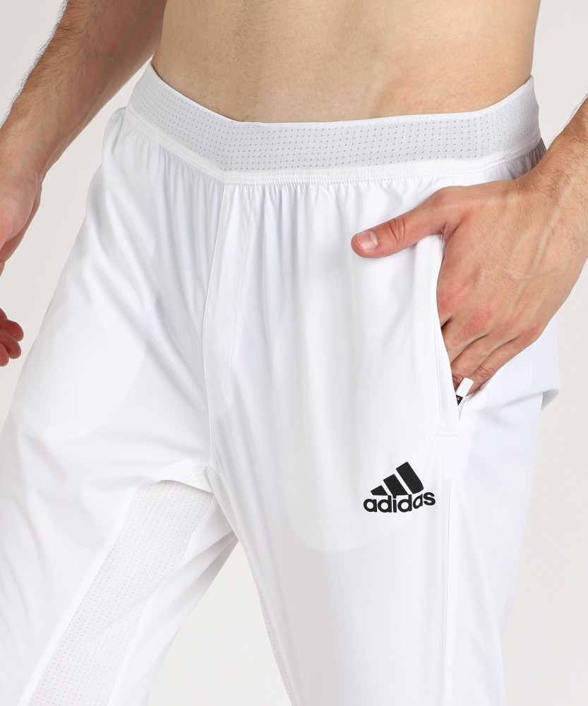 adidas track pants mens white