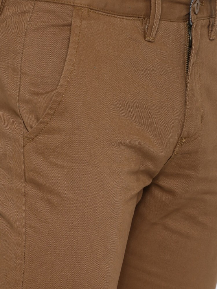 Buy Vans Men Khaki Regular Fit Chinos Trousers  Trousers for Men 1593687   Myntra