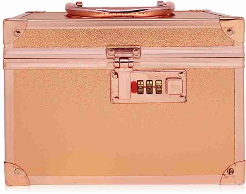 Rose gold makeup cheap vanity case