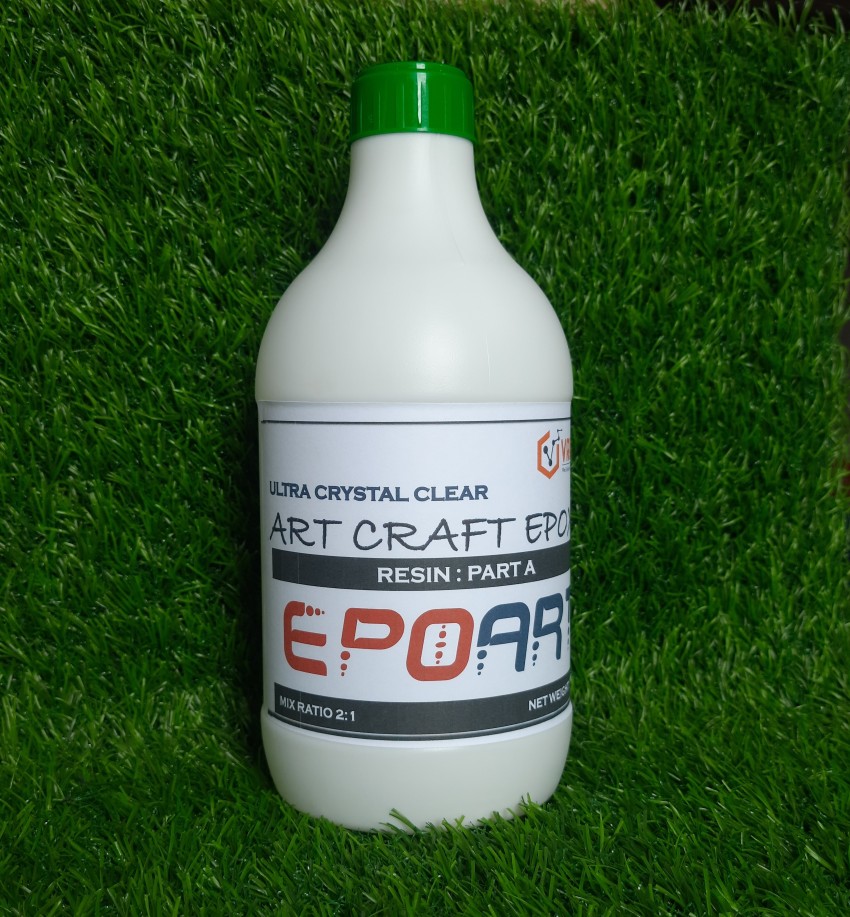 1.5 Kg TRANSPARENT Crystal Clear Epoxy Resin, For ART AND CRAFT, Packaging  Type: Bottle at Rs 700/kg in Nagpur