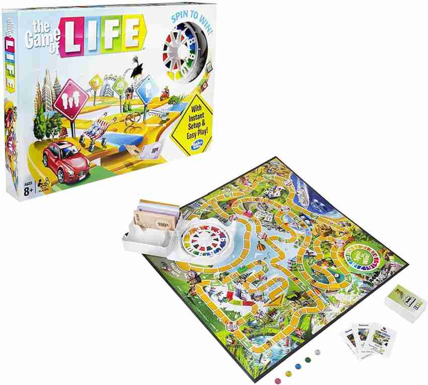 The Game of Life, Board Game for Kids Ages 8 and Up, Game for 2