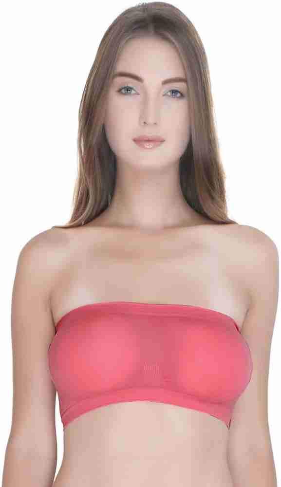 Pink sales tube bra