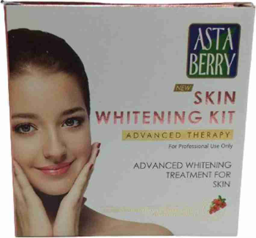 ASTABERRY Skin Whitening Facial Kit with Mulberry Extract and