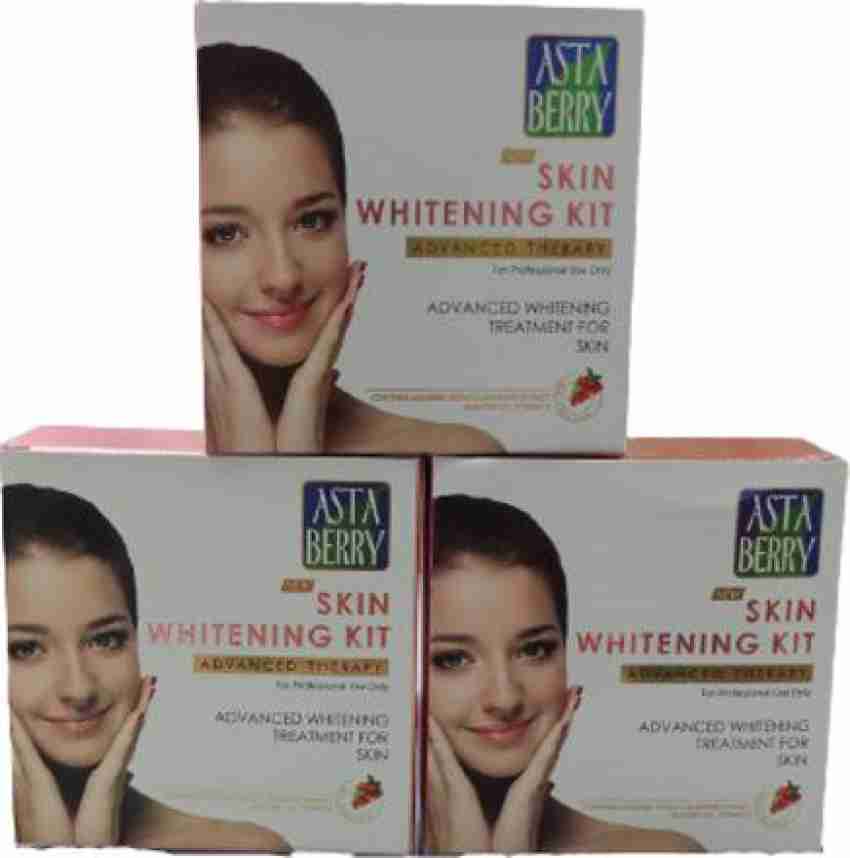 ASTABERRY Skin Whitening Facial Kit with Mulberry Extract and