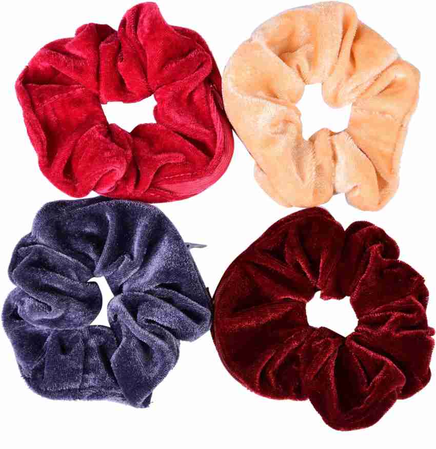 Velvet cheap hair scrunchies