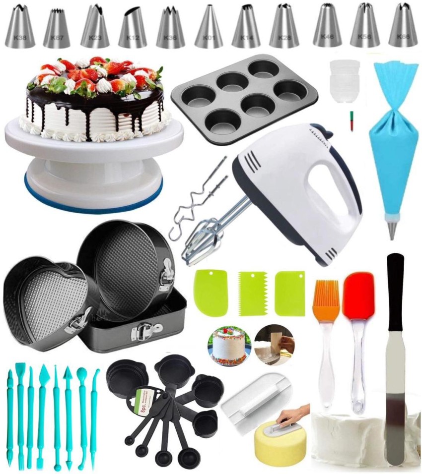5-Piece Cake Decorating Tools, Stainless Steel Cake Decorating Tips, Cake  Decorating Icing Piping Tip Set for Cupcakes Cookies - Walmart.com