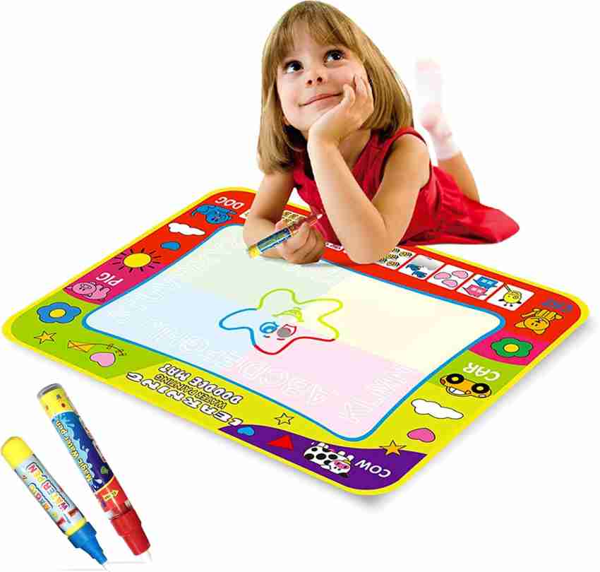 Gped Doodle Drawing Mat 40 x 32 inch Large Aqua Magic Water Drawing Mat Toy Gifts for Boys Girls Kids Painting Writing Pad Educational Learning Toys for
