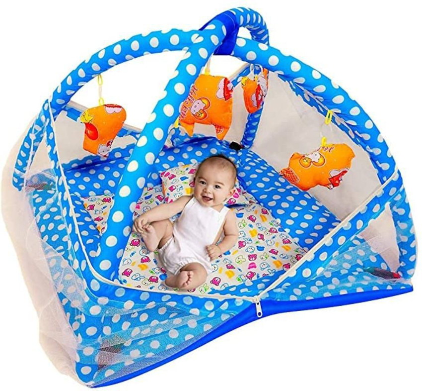 Baby play gym with mosquito net online