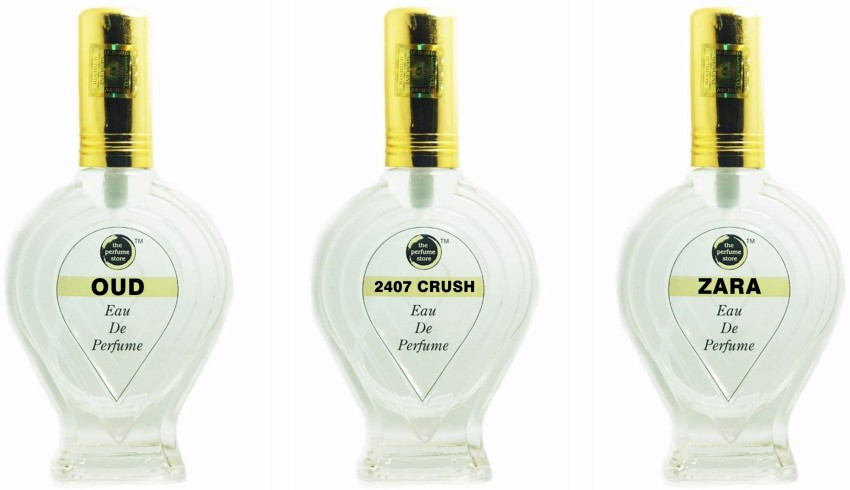 Buy The perfume Store OUD 2407 CRUSH ZARA Regular Pack of 3 Eau de