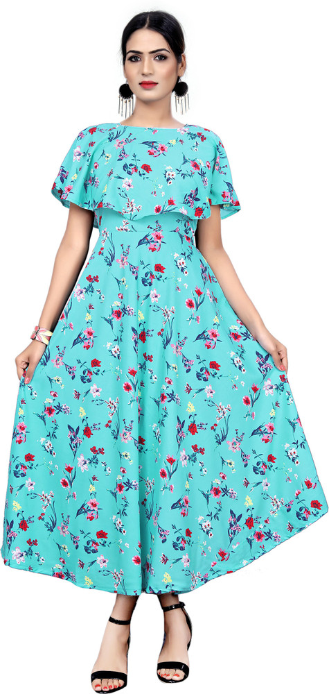 FNCOLLECTION Flared A line Gown Price in India Buy FNCOLLECTION