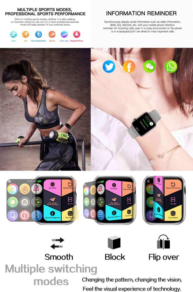 Time Up BT Music Call WaterProof Fitness Health Smartwatch Price