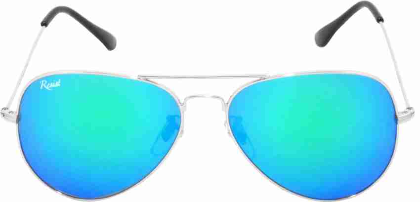 Buy Resist Aviator Sunglasses Silver, Green, Green For Men & Women Online @  Best Prices in India