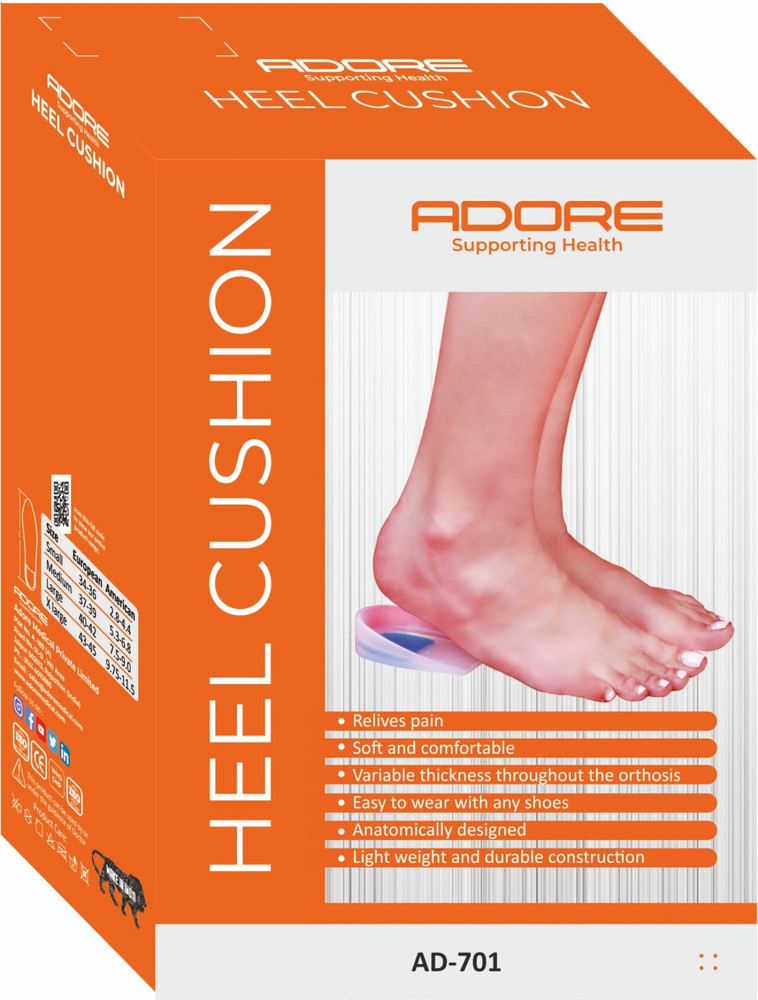 Heel outlet cushion support