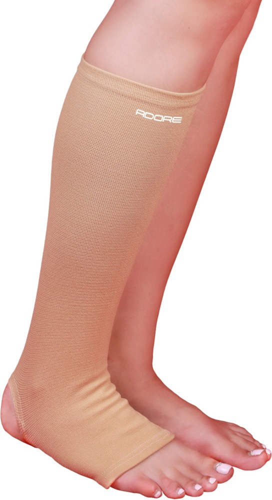Dyna Medical Compression Stockings for Varicose Vein ! With Graduated  Compression (Below Knee-XX-Large, Type: Beige-Class 2) 
