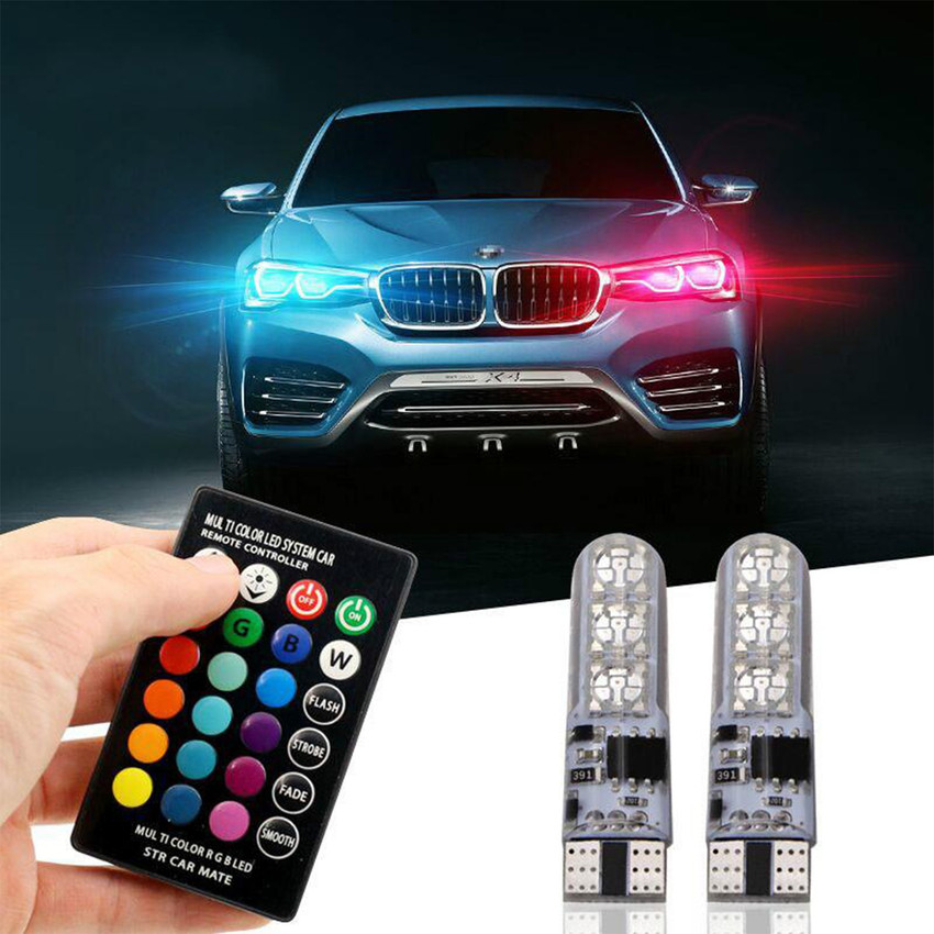 Multi color led system outlet car remote controller