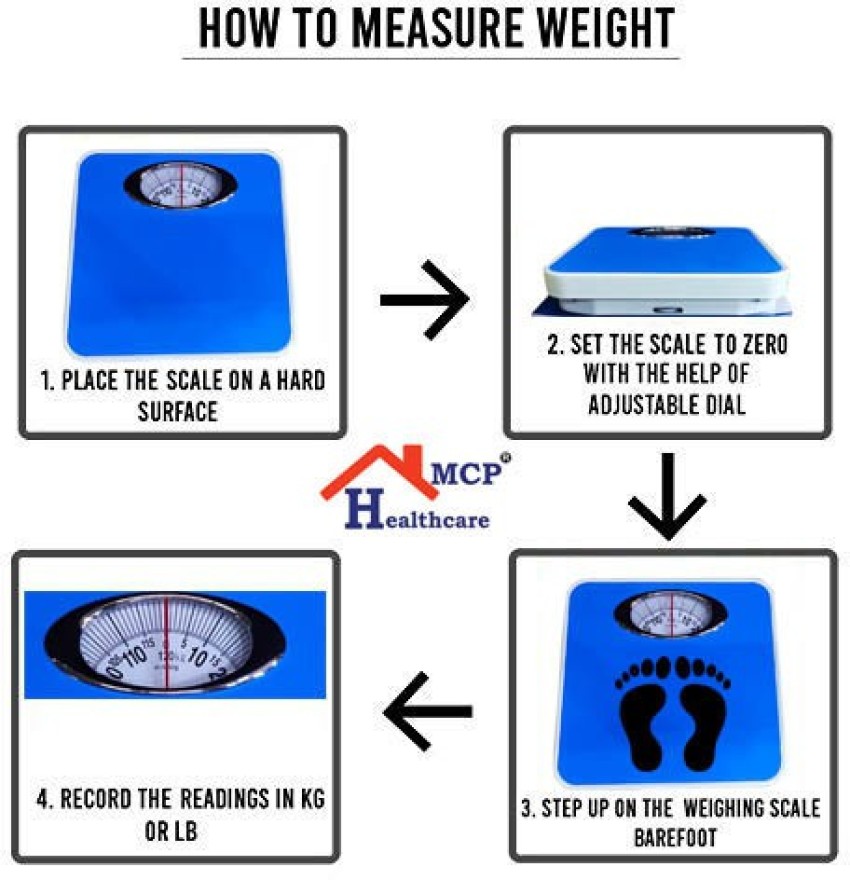 MCP Mechanical Personal Weight Machine for body weight measures