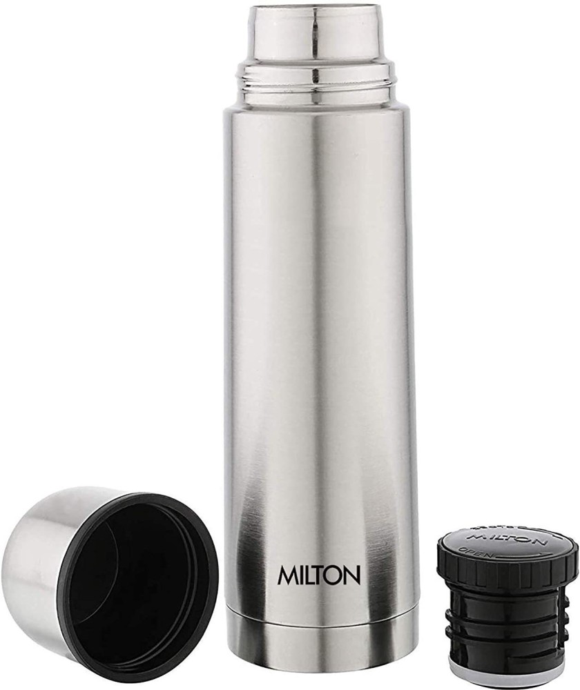 Buy MILTON Cylindrical Metallic Duo Thermo Flask - 1000ml