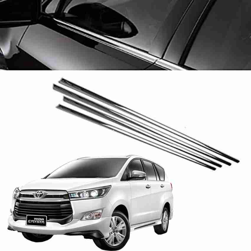 Side visor with chrome deals innova crysta