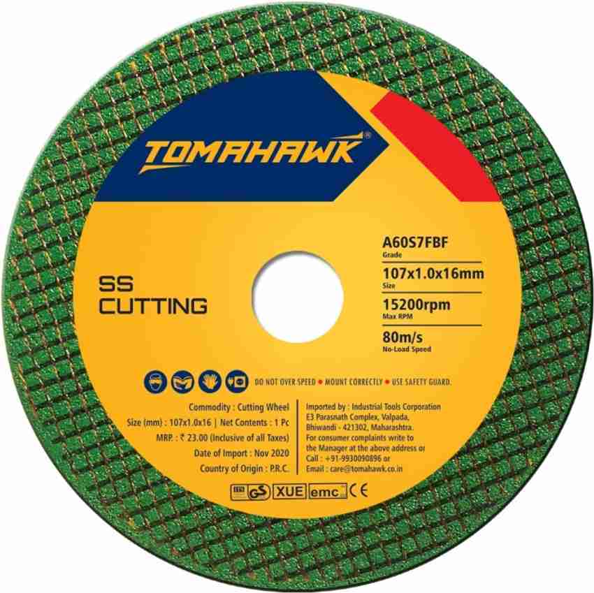 Ss shop cutting wheel