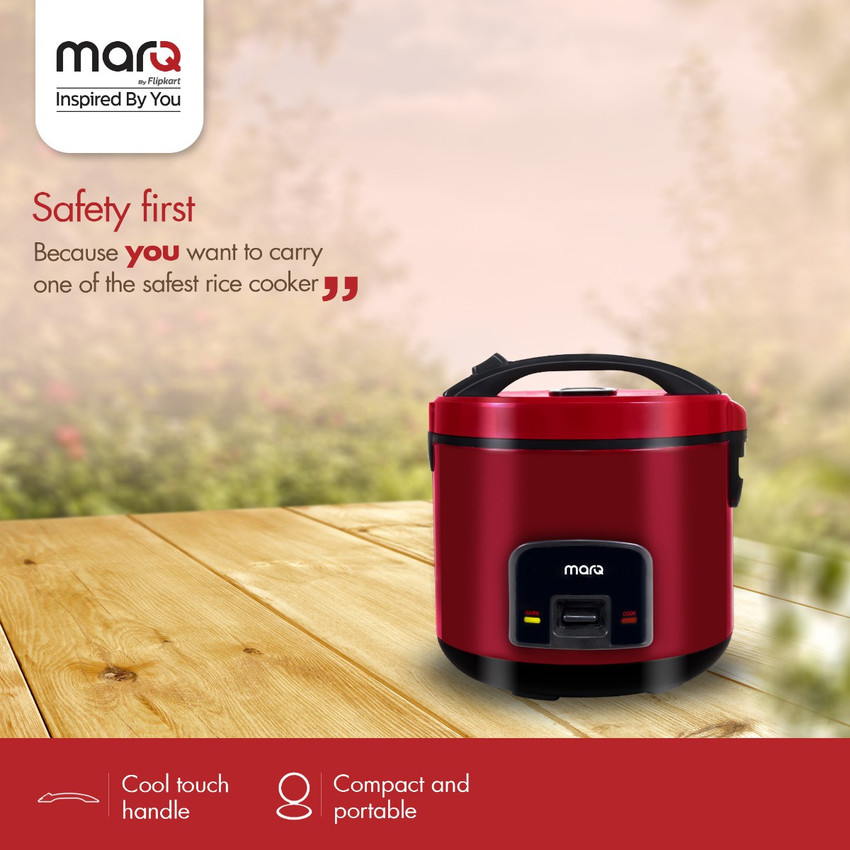 MarQ by Flipkart Deluxe Electric Rice Cooker with Steaming Feature