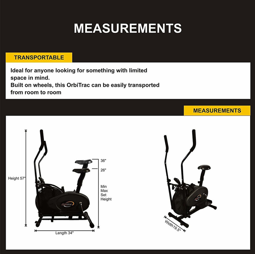 Bhatia Sports Orbitrek exercise cycle Orbit bike Elliptical