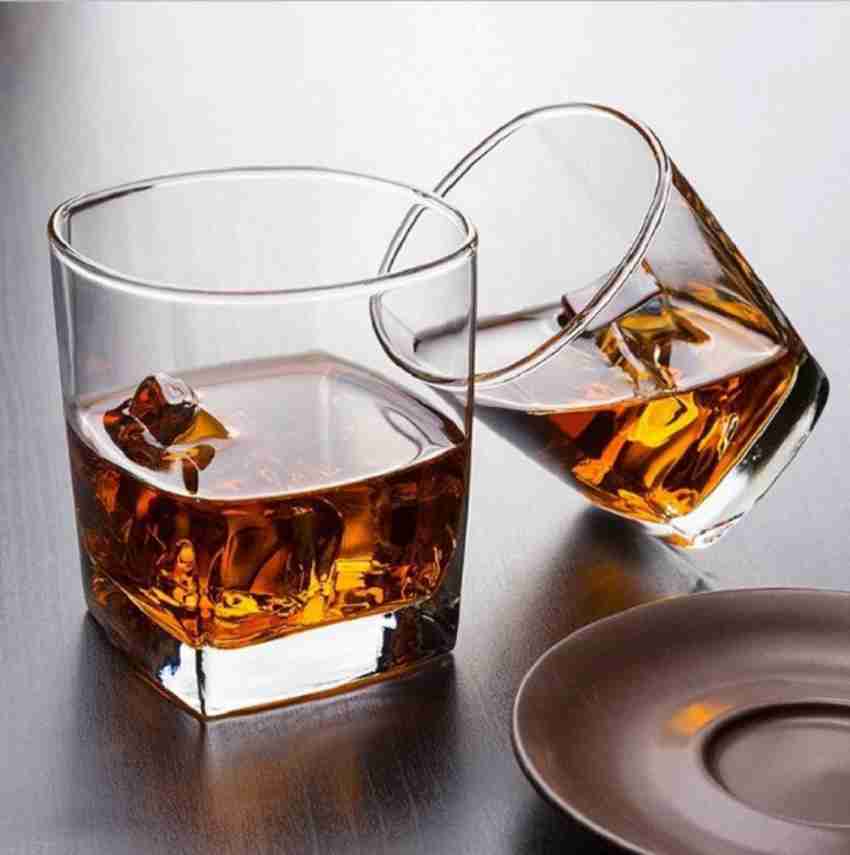 350ml Handblown Square Shaped Drinking Glasses juice glass hot