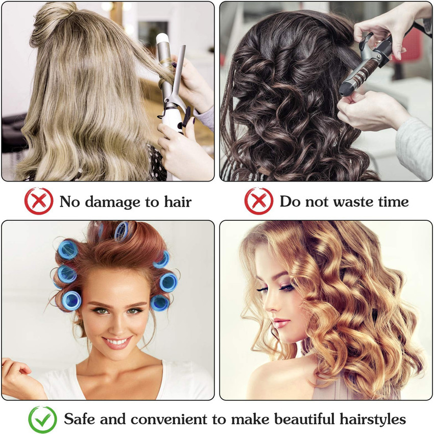 Safe hair curlers top