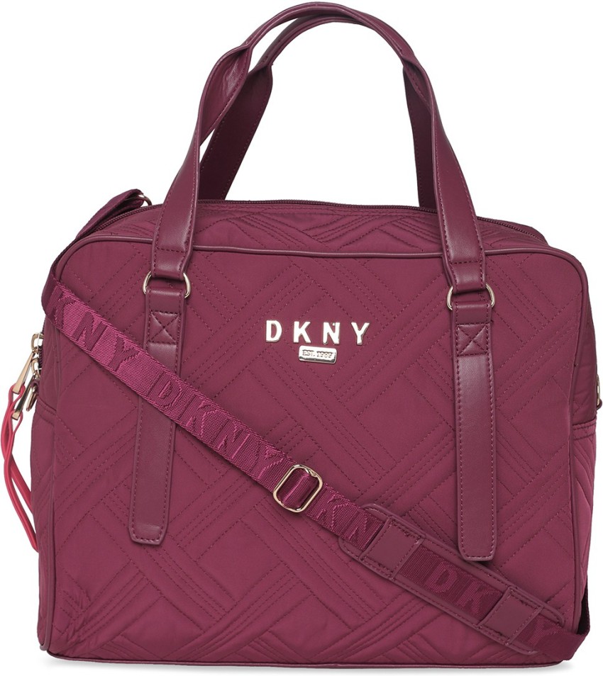 Buy DKNY Men & Women Maroon Tote SANGRIA Online @ Best Price in