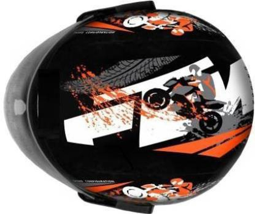 Bike helmet orange colour shop