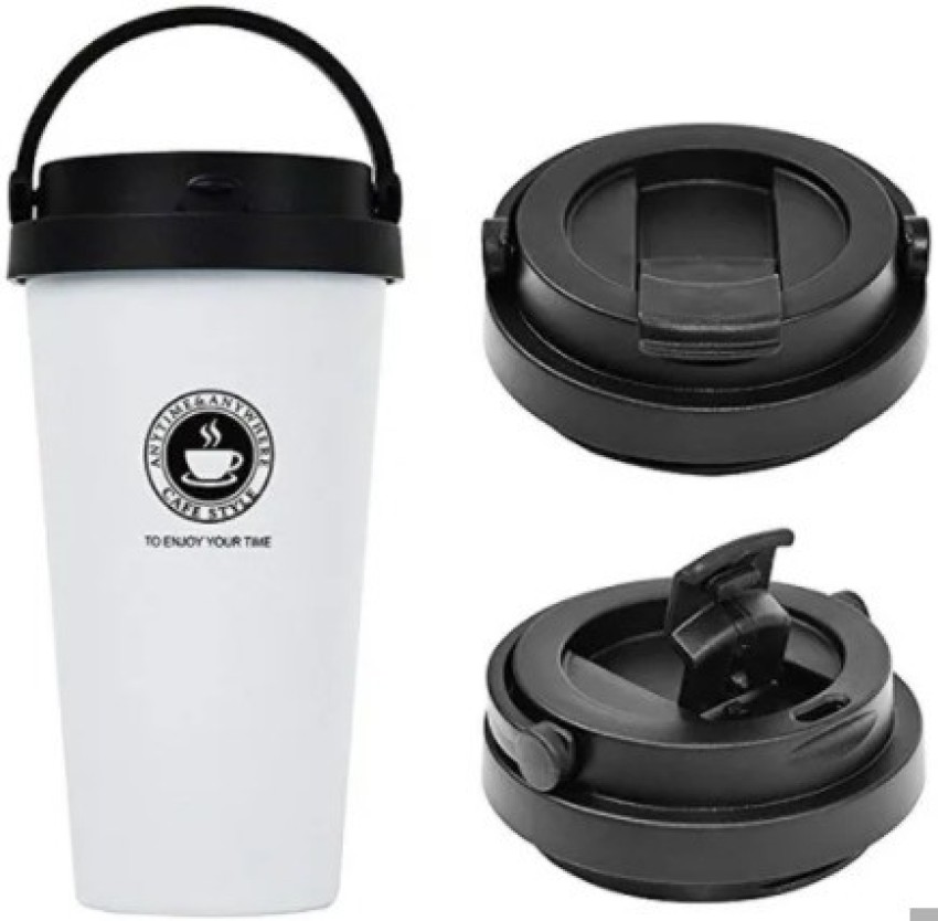 MENZY Friends Forever Vacuum Insulated Double Wall Travel Coffee Thermos  Flask Or Cup With Sipper Lid For Hot Tea Coffee Or Cold Drinks Stainless  Steel, Plastic Coffee Mug Price in India 
