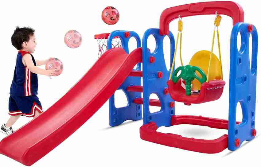 Playgro Toys Super Slide With Swing Red & Green - Forever Baby