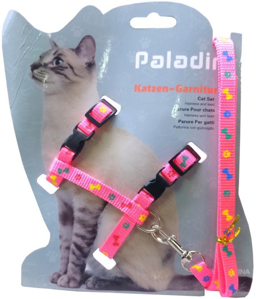 OUT OF STOCK!! COLLAR, HARNESS & LEASH PINK