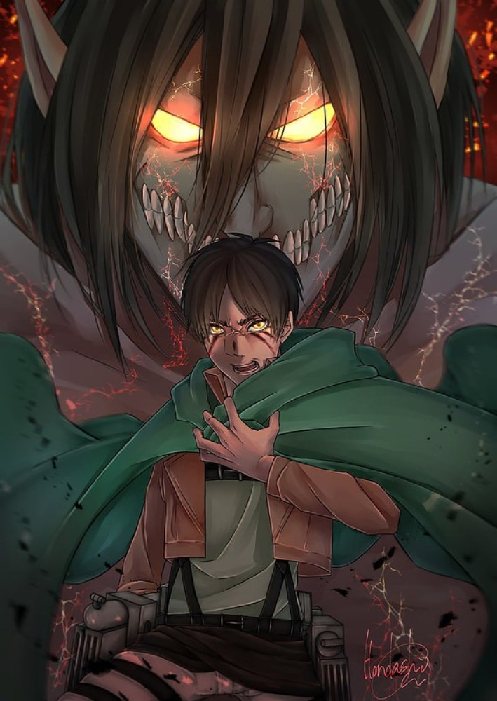 Poster Attack On Titan (Shingeki no kyojin) - Eren