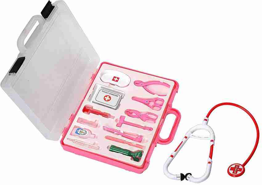 Play doctor kit with shop working stethoscope